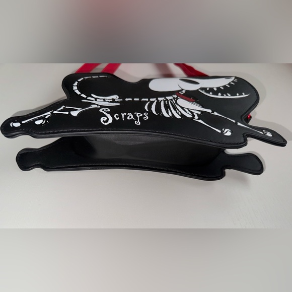The Corpse Bride Scarps Skeleton Dog Small Crossbody Purse - Picture 4 of 7